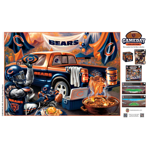 Chicago Bears - Gameday 1000 Piece Jigsaw Puzzle - 757 Sports Collectibles