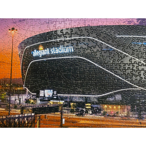 Las Vegas Raiders - Stadium View 1000 Piece Panoramic Jigsaw Puzzle - 757 Sports Collectibles