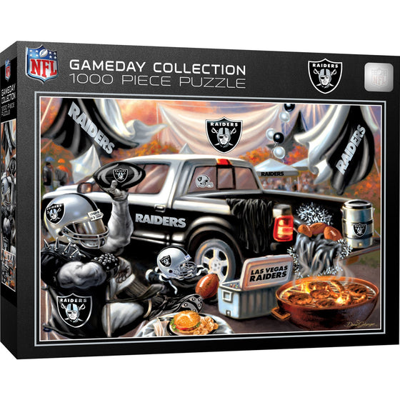 Las Vegas Raiders - Gameday 1000 Piece Jigsaw Puzzle - 757 Sports Collectibles