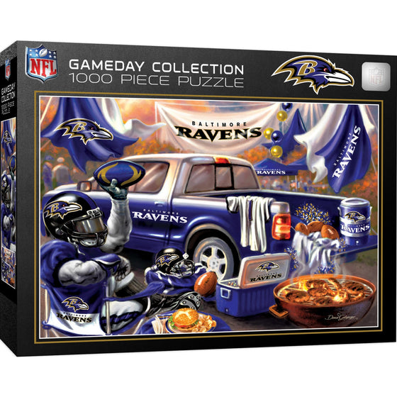 Baltimore Ravens - Gameday 1000 Piece Jigsaw Puzzle - 757 Sports Collectibles