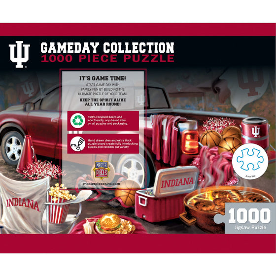 Indiana Hoosiers - Gameday 1000 Piece Jigsaw Puzzle - 757 Sports Collectibles