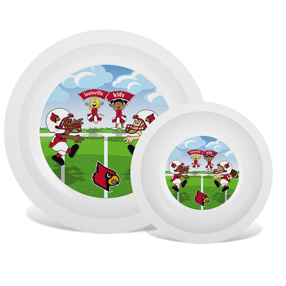 Louisville Cardinals - Baby Plate & Bowl Set - 757 Sports Collectibles