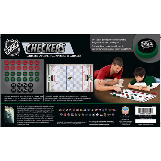 Minnesota Wild Checkers - 757 Sports Collectibles