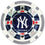 New York Yankees 20 Piece Poker Chips - 757 Sports Collectibles