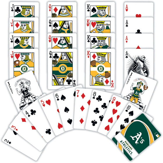 Oakland Athletics Playing Cards - 54 Card Deck - 757 Sports Collectibles
