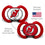 New Jersey Devils - Pacifier 2-Pack - 757 Sports Collectibles
