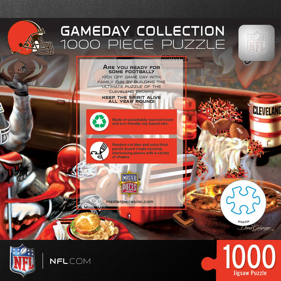 Cleveland Browns - Gameday 1000 Piece Jigsaw Puzzle - 757 Sports Collectibles