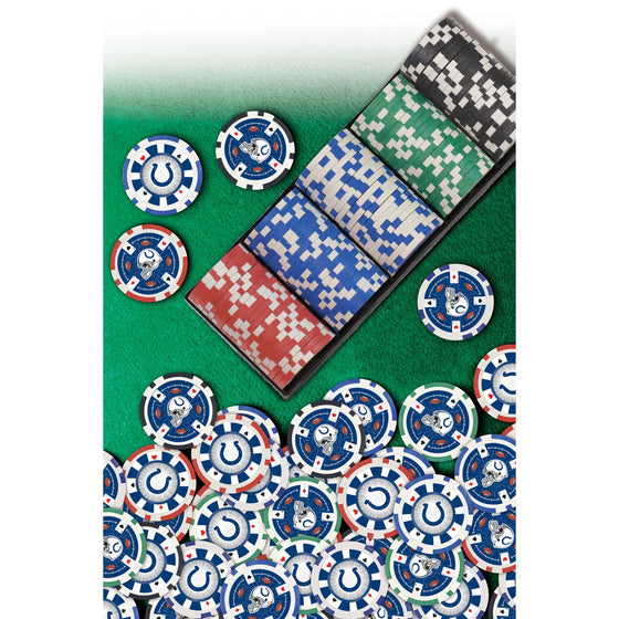 Indianapolis Colts 100 Piece Poker Chips - 757 Sports Collectibles