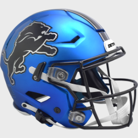 Preorder - Detroit Lions New SpeedFlex Full-Size Football Helmet 2024 Alternate - Ships 7.20.2024 - 757 Sports Collectibles