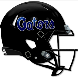 Preorder - Florida Gators Blk NCAA Full Size Speed Replica Football Helmet - 12.1.23 - 757 Sports Collectibles