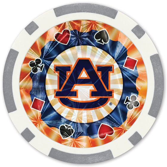 Auburn Tigers 20 Piece Poker Chips - 757 Sports Collectibles