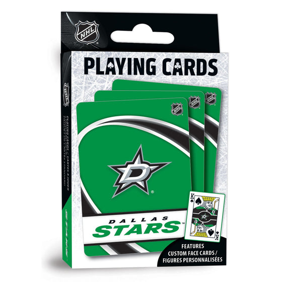 Dallas Stars Playing Cards - 54 Card Deck - 757 Sports Collectibles