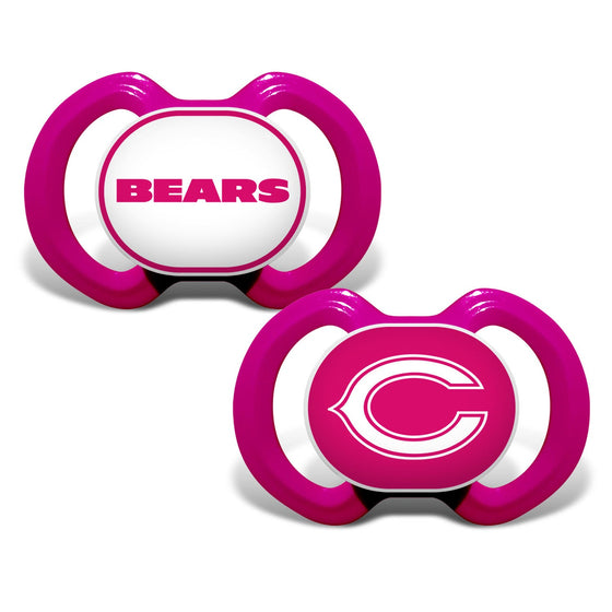Chicago Bears - Pink Pacifier 2-Pack - 757 Sports Collectibles
