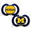 Michigan Wolverines - Pacifier 2-Pack - 757 Sports Collectibles