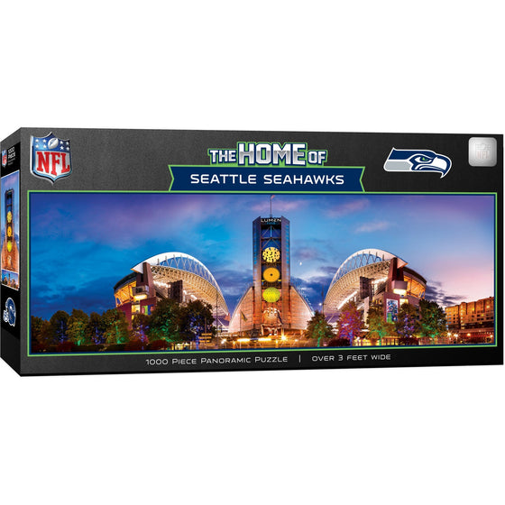 Seattle Seahawks - Stadium View 1000 Piece Panoramic Jigsaw Puzzle - 757 Sports Collectibles
