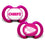 Kansas City Chiefs - Pink Pacifier 2-Pack - 757 Sports Collectibles