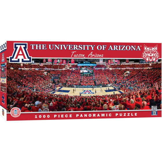 Arizona Wildcats - 1000 Piece Panoramic Jigsaw Puzzle - 757 Sports Collectibles