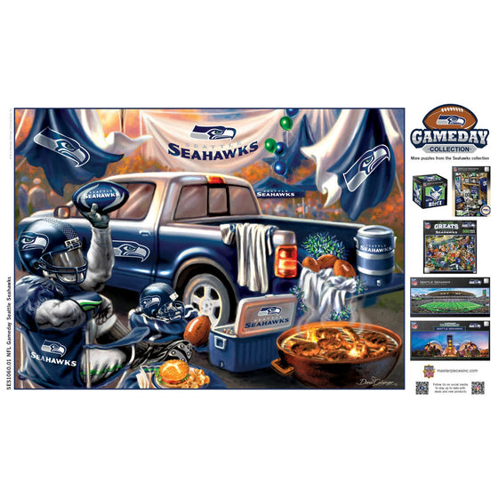 Seattle Seahawks - Gameday 1000 Piece Jigsaw Puzzle - 757 Sports Collectibles