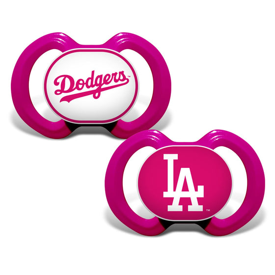 Los Angeles Dodgers - Pink Pacifier 2-Pack - 757 Sports Collectibles