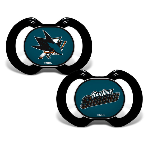 San Jose Sharks - Pacifier 2-Pack - 757 Sports Collectibles