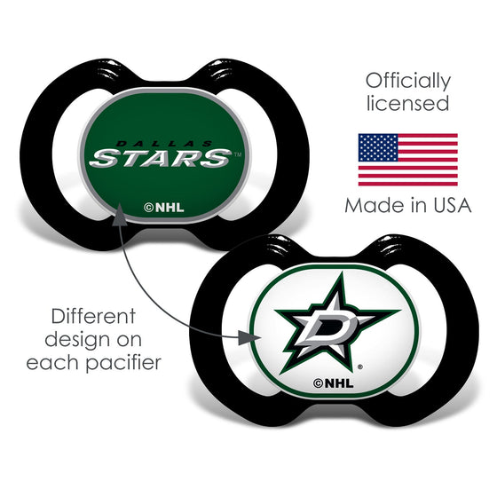 Dallas Stars - Pacifier 2-Pack - 757 Sports Collectibles