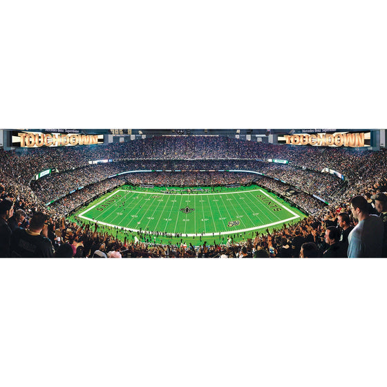 New Orleans Saints - 1000 Piece Panoramic Jigsaw Puzzle - 757 Sports Collectibles