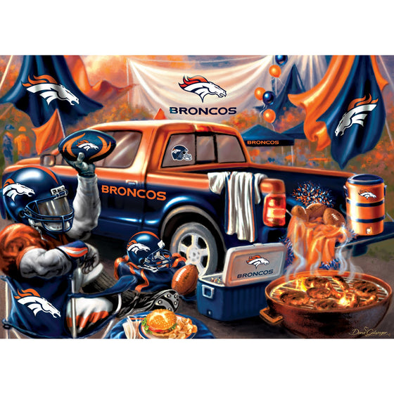 Denver Broncos - Gameday 1000 Piece Jigsaw Puzzle - 757 Sports Collectibles