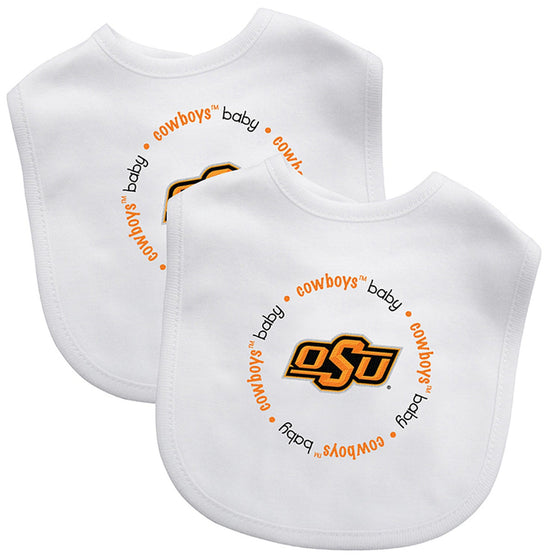 Oklahoma State Cowboys - Baby Bibs 2-Pack - 757 Sports Collectibles