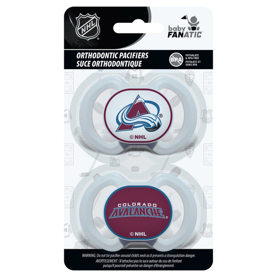 Colorado Avalanche - Pacifier 2-Pack - 757 Sports Collectibles