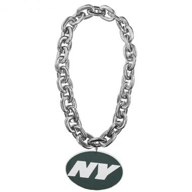 JETS (SILVER) FAN CHAIN - 757 Sports Collectibles