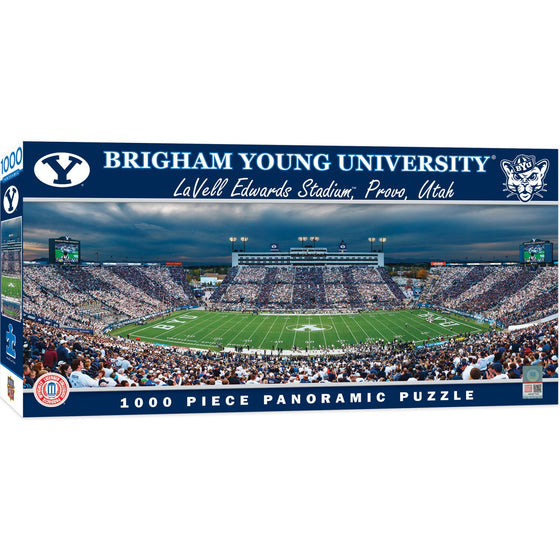 BYU Cougars - 1000 Piece Panoramic Jigsaw Puzzle - 757 Sports Collectibles