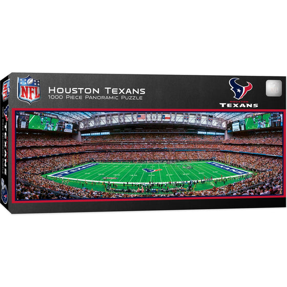 Houston Texans - 1000 Piece Panoramic Jigsaw Puzzle - 757 Sports Collectibles