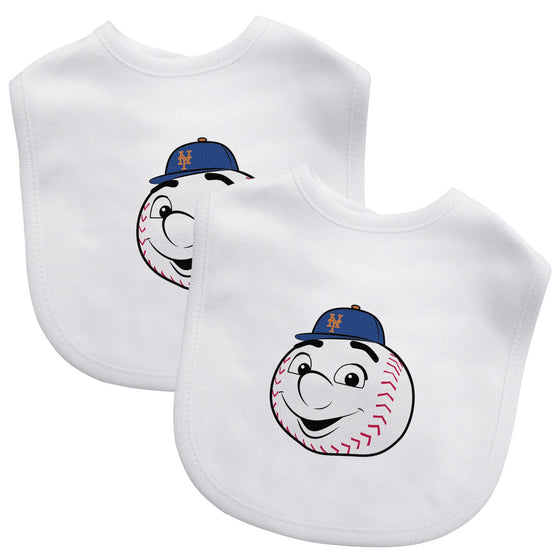 New York Mets - Baby Bibs 2-Pack - Mr. Met - 757 Sports Collectibles