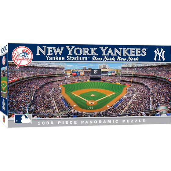 New York Yankees - 1000 Piece Panoramic Jigsaw Puzzle - 757 Sports Collectibles