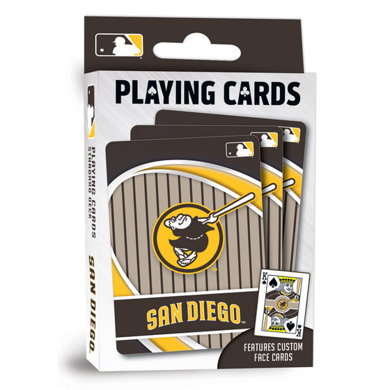San Diego Padres - Friar Playing Cards - 54 Card Deck - 757 Sports Collectibles