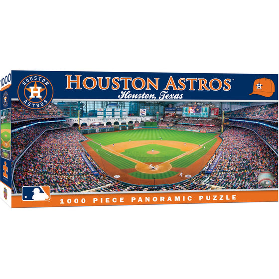 Houston Astros - 1000 Piece Panoramic Jigsaw Puzzle - 757 Sports Collectibles