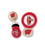 Wisconsin Badgers - Baby Rattles 2-Pack - 757 Sports Collectibles