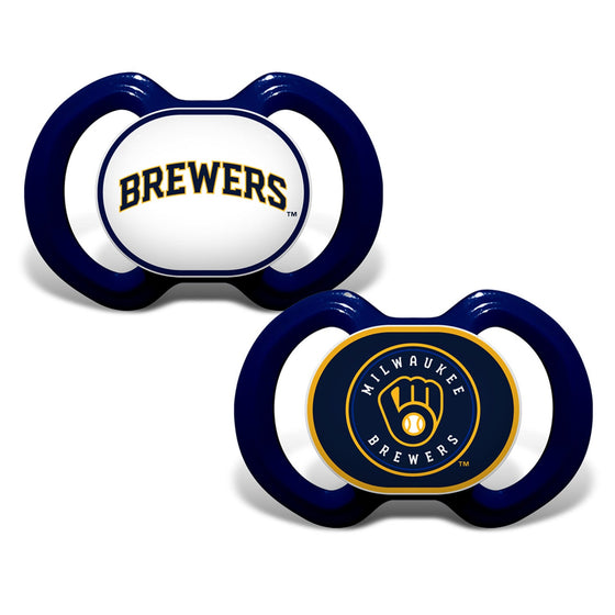 Milwaukee Brewers - Pacifier 2-Pack - 757 Sports Collectibles
