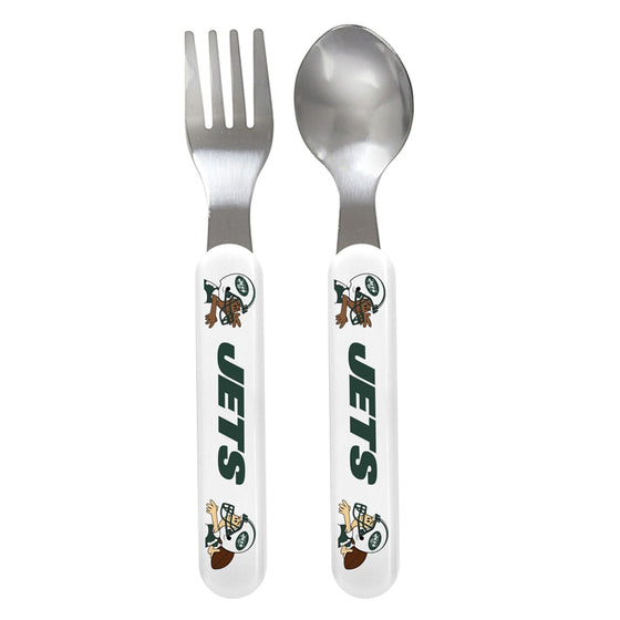 New York Jets - Baby Fork & Spoon Set - 757 Sports Collectibles