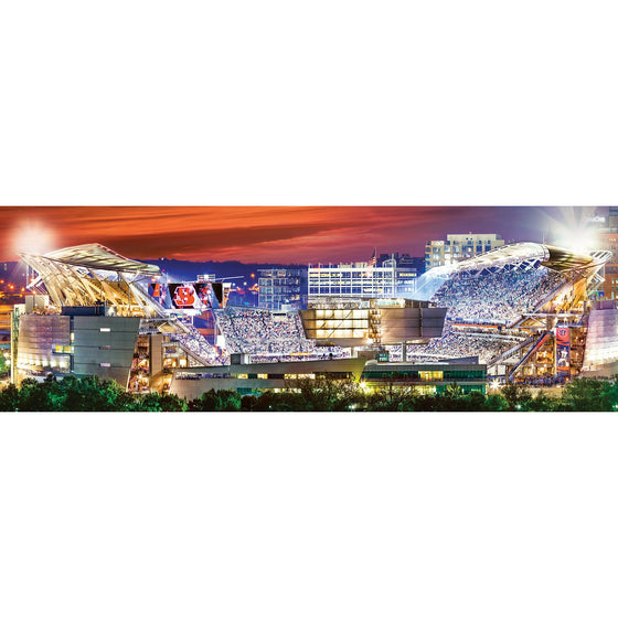 Cincinnati Bengals - Stadium View 1000 Piece Panoramic Jigsaw Puzzle - 757 Sports Collectibles