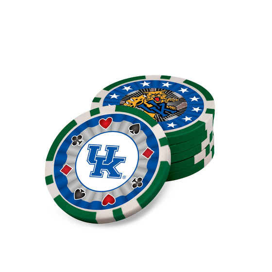Kentucky Wildcats 300 Piece Poker Set - 757 Sports Collectibles