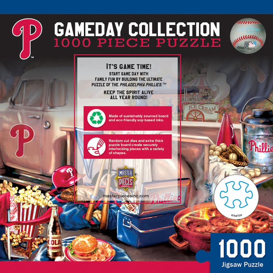 Philadelphia Phillies - Gameday 1000 Piece Jigsaw Puzzle - 757 Sports Collectibles