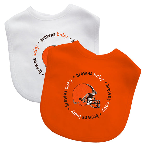 Cleveland Browns - Baby Bibs 2-Pack - 757 Sports Collectibles