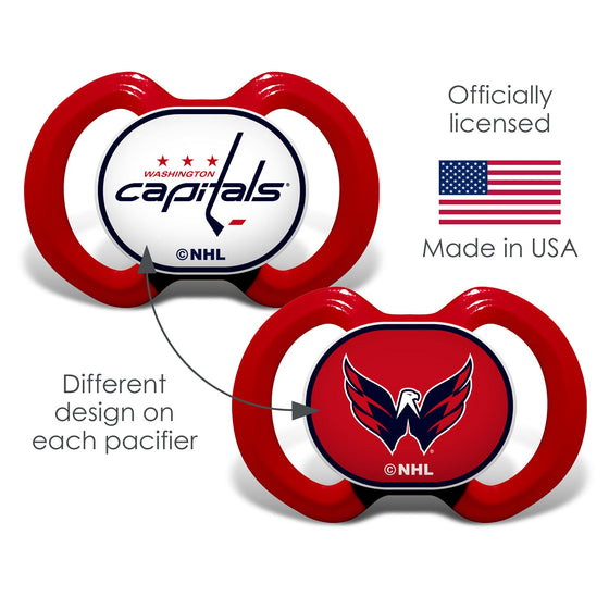 Washington Capitals - Pacifier 2-Pack - 757 Sports Collectibles