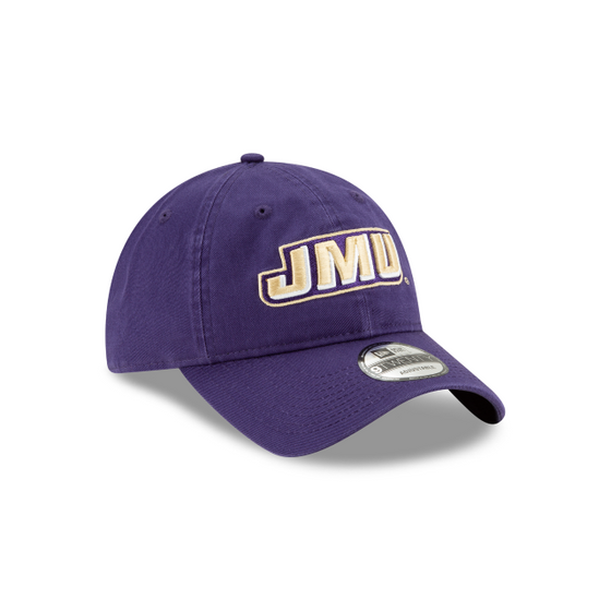 James Madison Dukes New Era Core Classic 9TWENTY Adjustable Hat~Purple/Gold - 757 Sports Collectibles