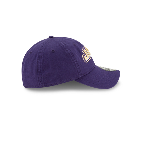 James Madison Dukes New Era Core Classic 9TWENTY Adjustable Hat~Purple/Gold - 757 Sports Collectibles