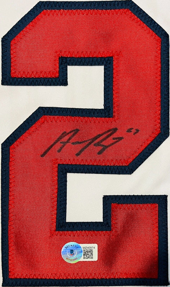 Atlanta Braves Austin Riley Autographed Framed Jersey Signed BAS Beckett Witnessed - 757 Sports Collectibles