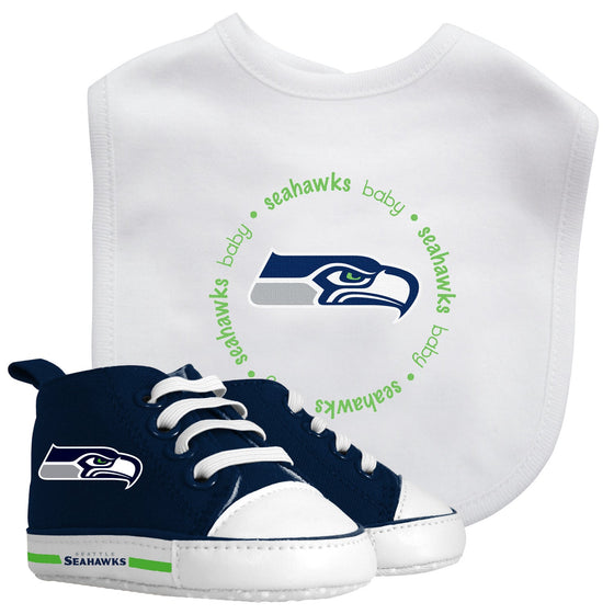 Seattle Seahawks - 2-Piece Baby Gift Set - 757 Sports Collectibles