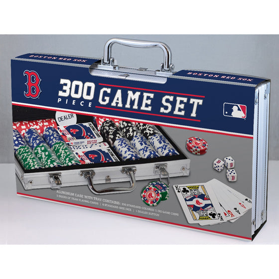 Boston Red Sox 300 Piece Poker Set - 757 Sports Collectibles