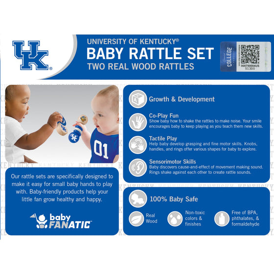 Kentucky Wildcats - Baby Rattles 2-Pack - 757 Sports Collectibles